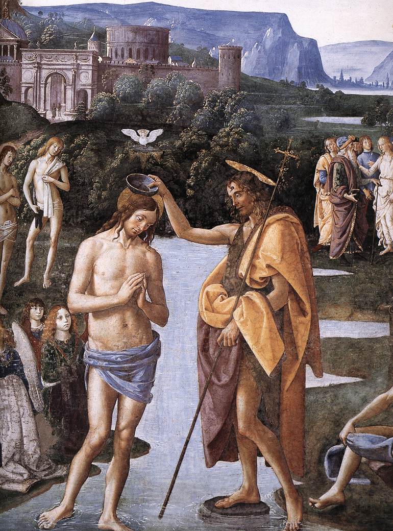 Baptism of Christ (detail) a